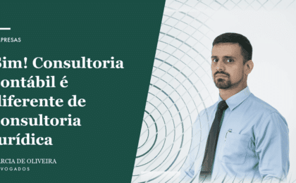 Sim! Consultoria contábil é diferente de consultoria jurídica